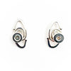 Sterling Classic Link Earrings with Abalone