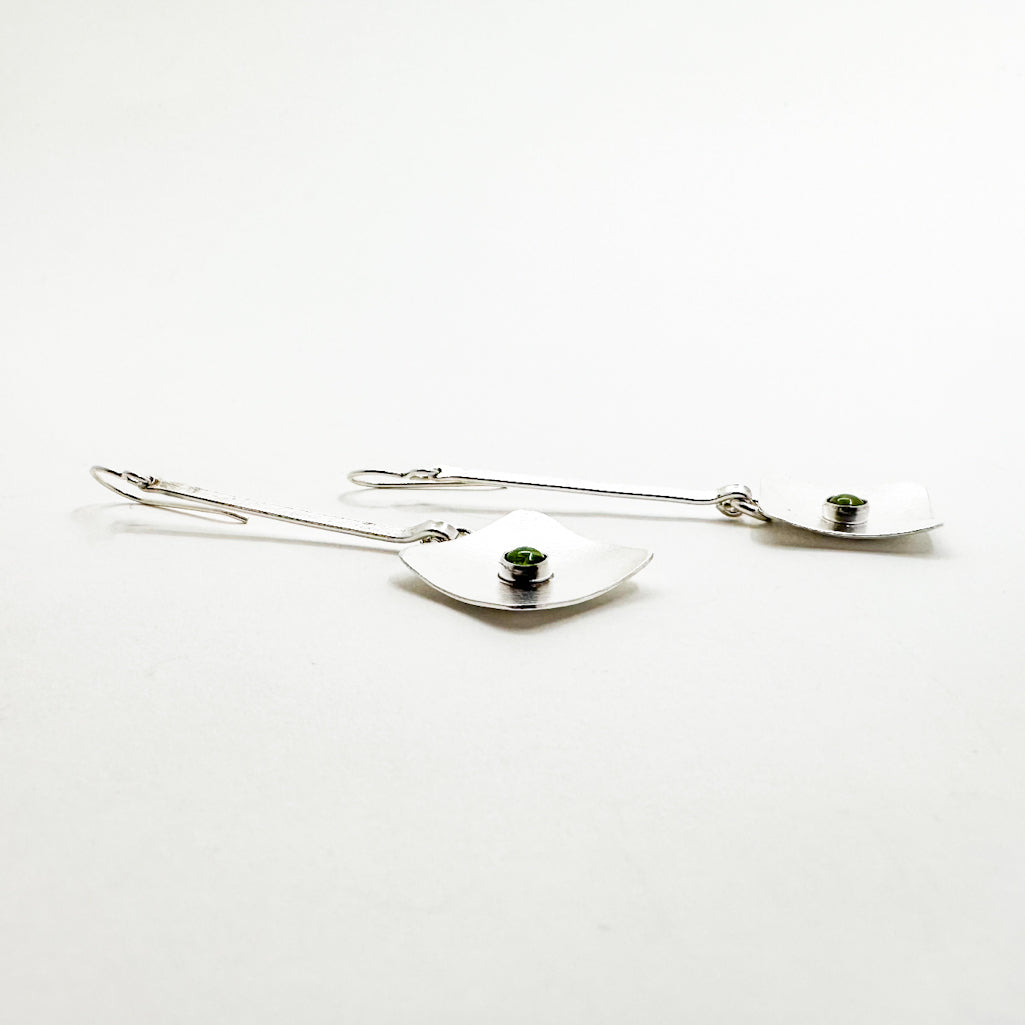 Sterling Lynne Stick Earrings with Gemstones