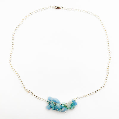 Honeysuckle Aquamarine Necklace