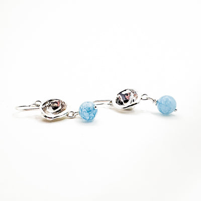 Raindrop Aquamarine Earrings