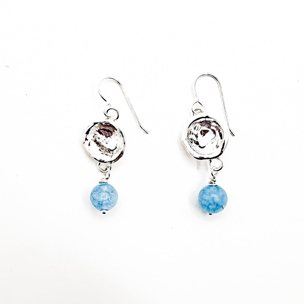 Raindrop Aquamarine Earrings