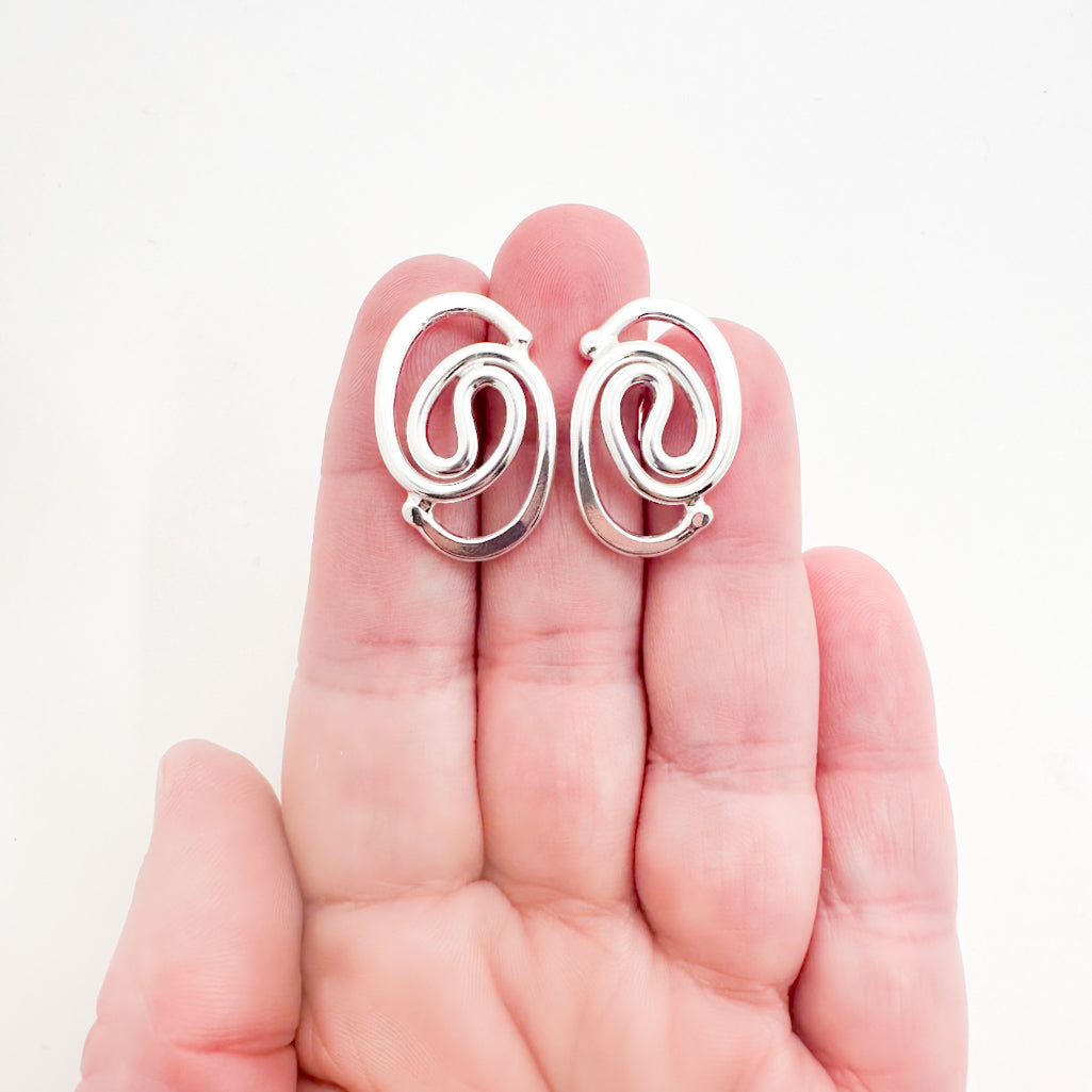 Sterling Classic Link Earrings