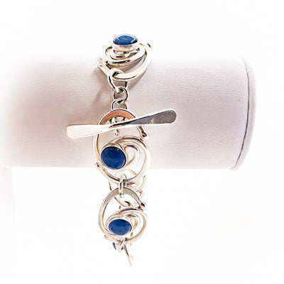 Classic Link Bracelet with Lapis