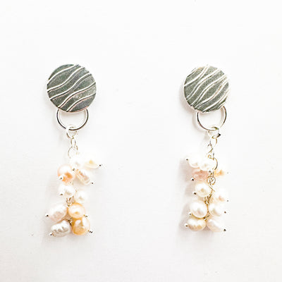 Short Katie's Pearl Earrings