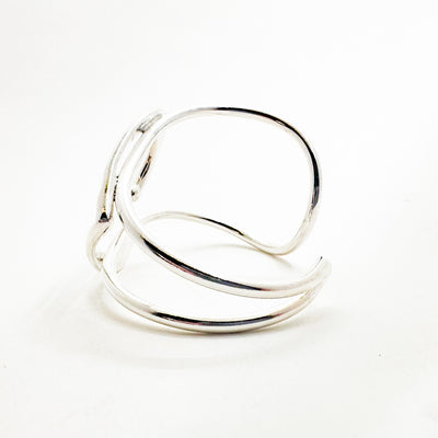 Sterling Looped End Heart Cuff