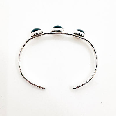 Sterling Dale Cuff with Black Onyx