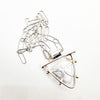 Rosarita Rays Pendant on Handmade Oval Link Chain
