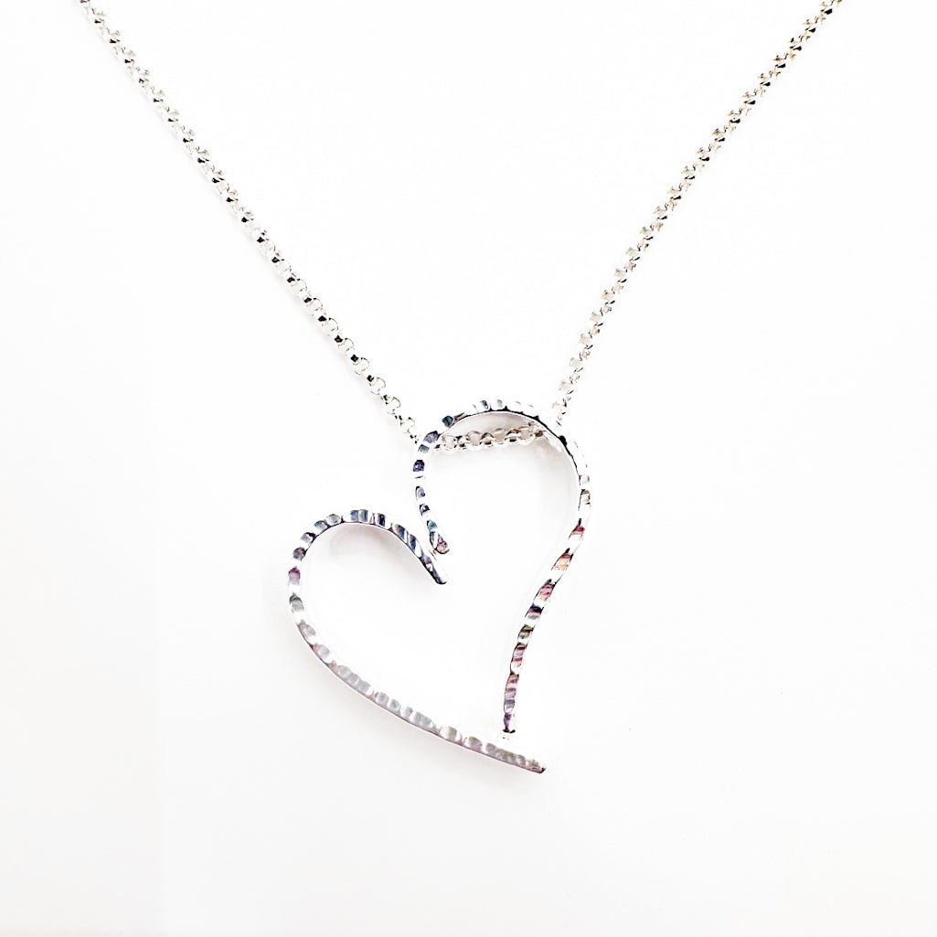 Large Jane Heart Necklace