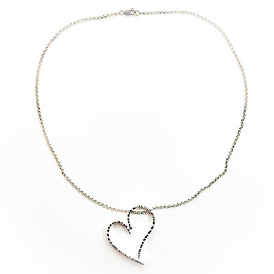 Large Jane Heart Necklace