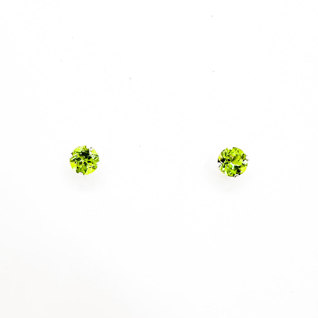 7mm Gemstone Stud Earrings