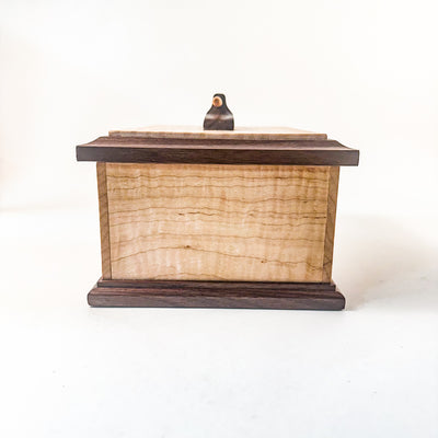 Wood Deco Box with Walnut and Curly Maple