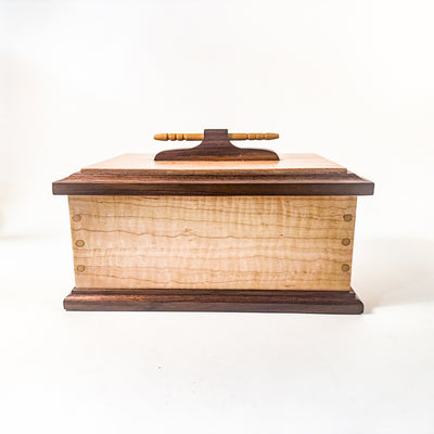 Wood Deco Box with Walnut and Curly Maple