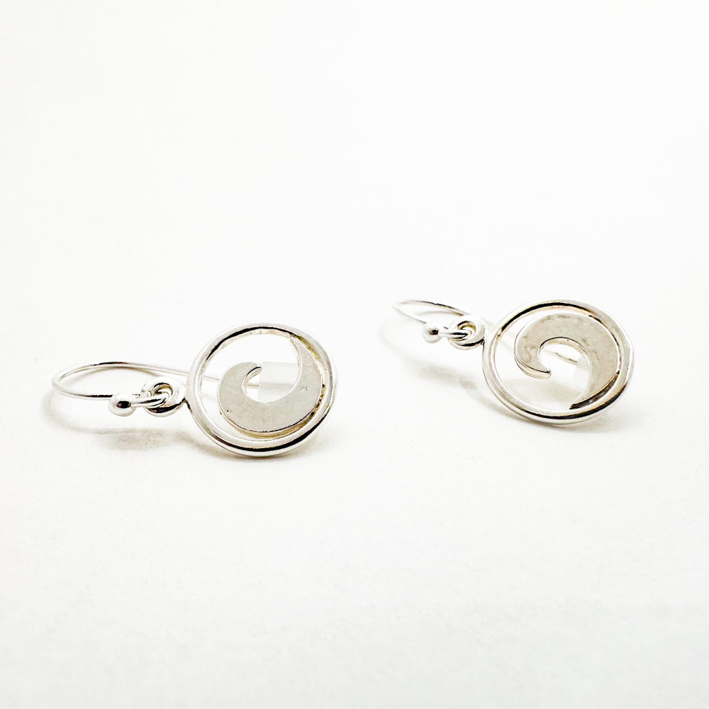 Small Wave Earrings