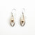 Sterling Ball and Cage Earrings with Gold Filled Ball