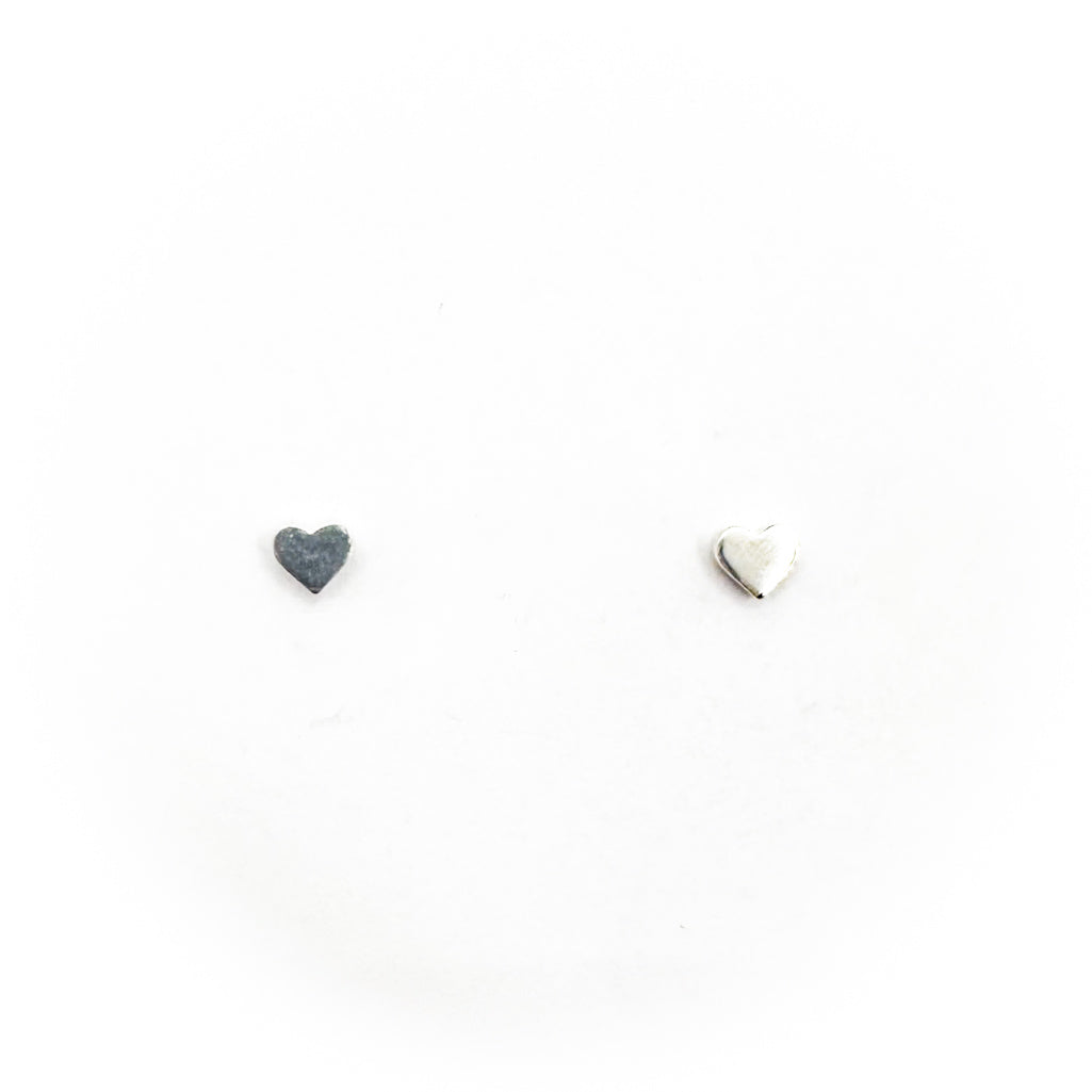 Sterling Sweetheart Post Earrings