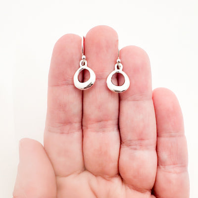 Sterling Small Loop Earrings