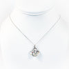 Sterling Little Pansy Necklace