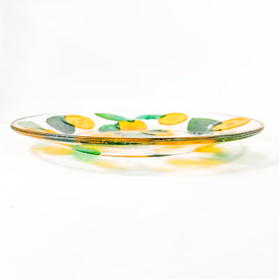 Shallow Dish with Tangerine