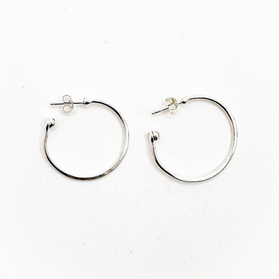Peek-A-Boo Hoop Earrings with Emerald