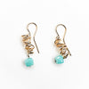 Twizzle Earrings with Aventurine