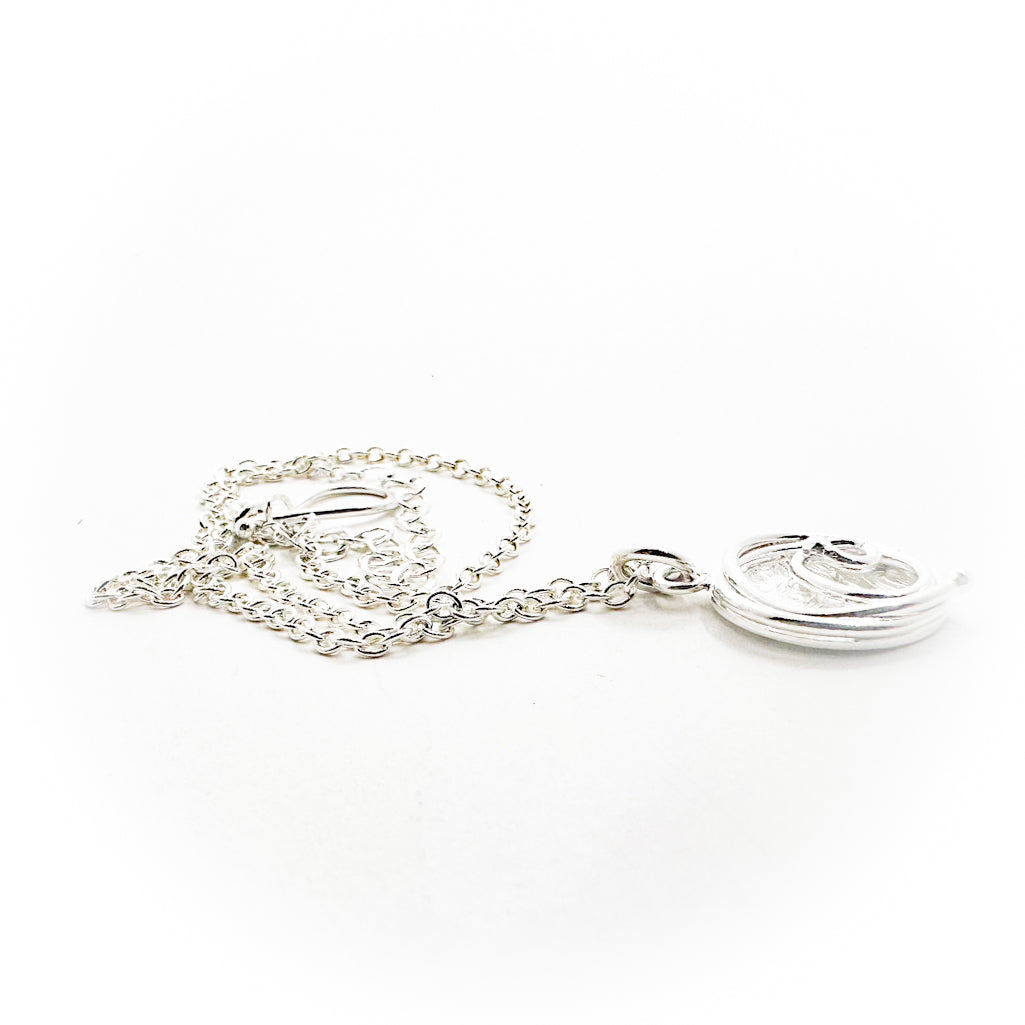 Sterling Woodland Seal Necklace