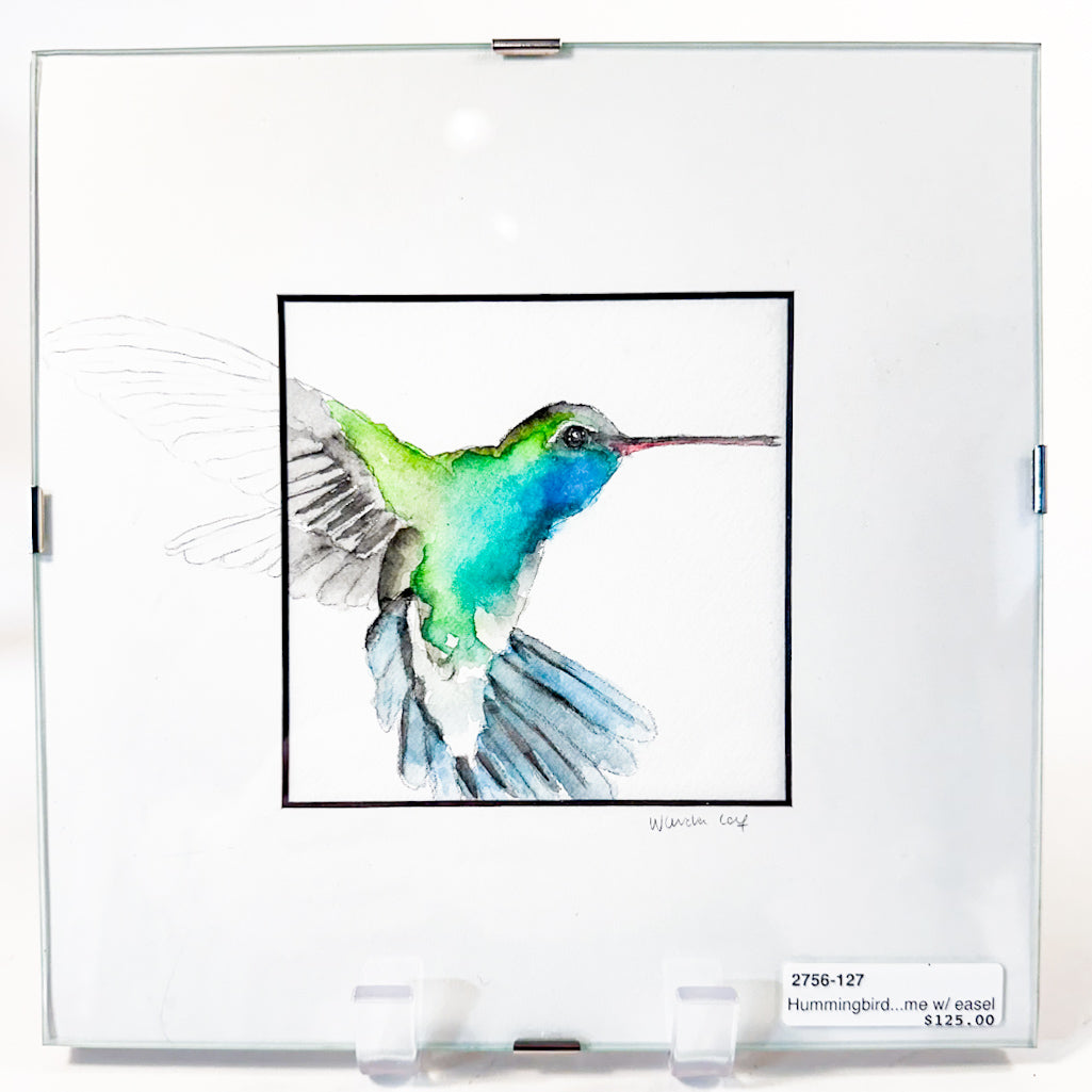 Hummingbird with Easel