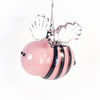 Pink Blown Glass Bee