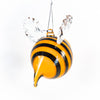 Orange Blown Glass Bee