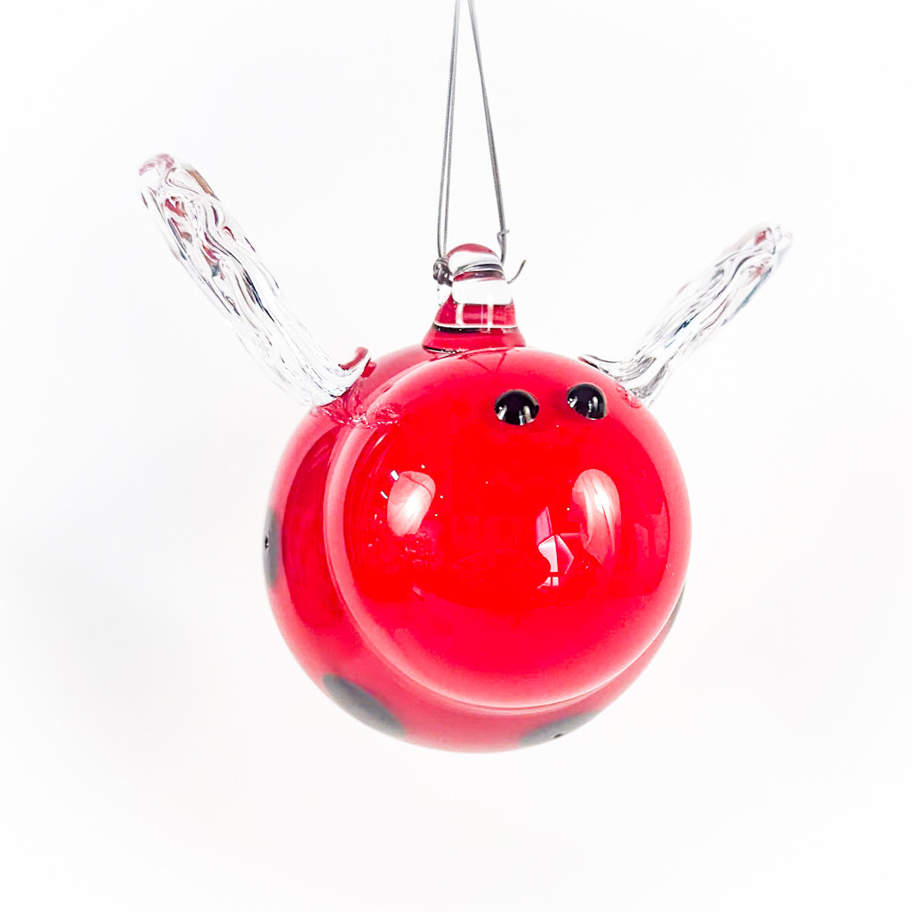 Blown Glass Ladybug