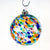 Medium Multicolored Glass Ball Ornament