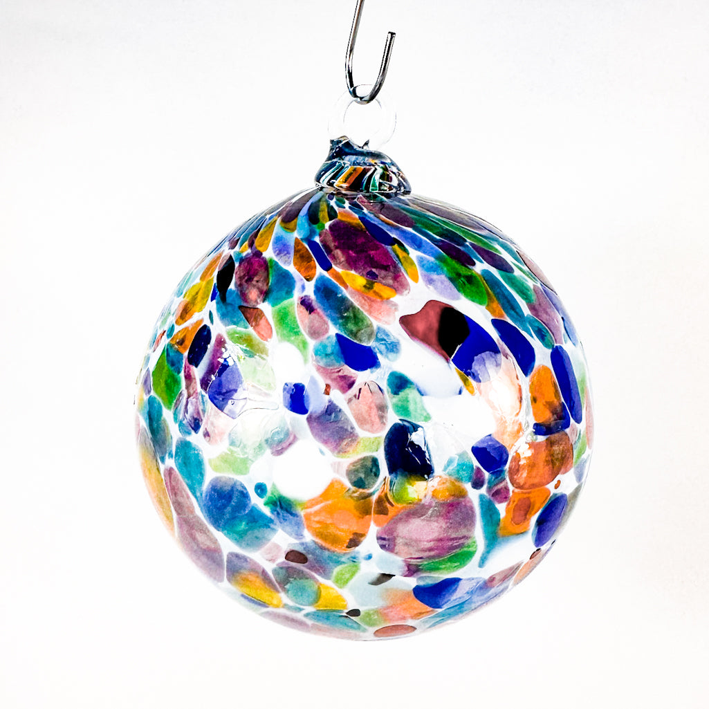 Large Multicolored Glass Ball