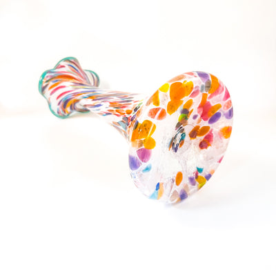 Multicolored  Handblown Glass Vase