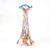 Multicolored  Handblown Glass Vase