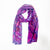 Pink Flower Batik Scarf