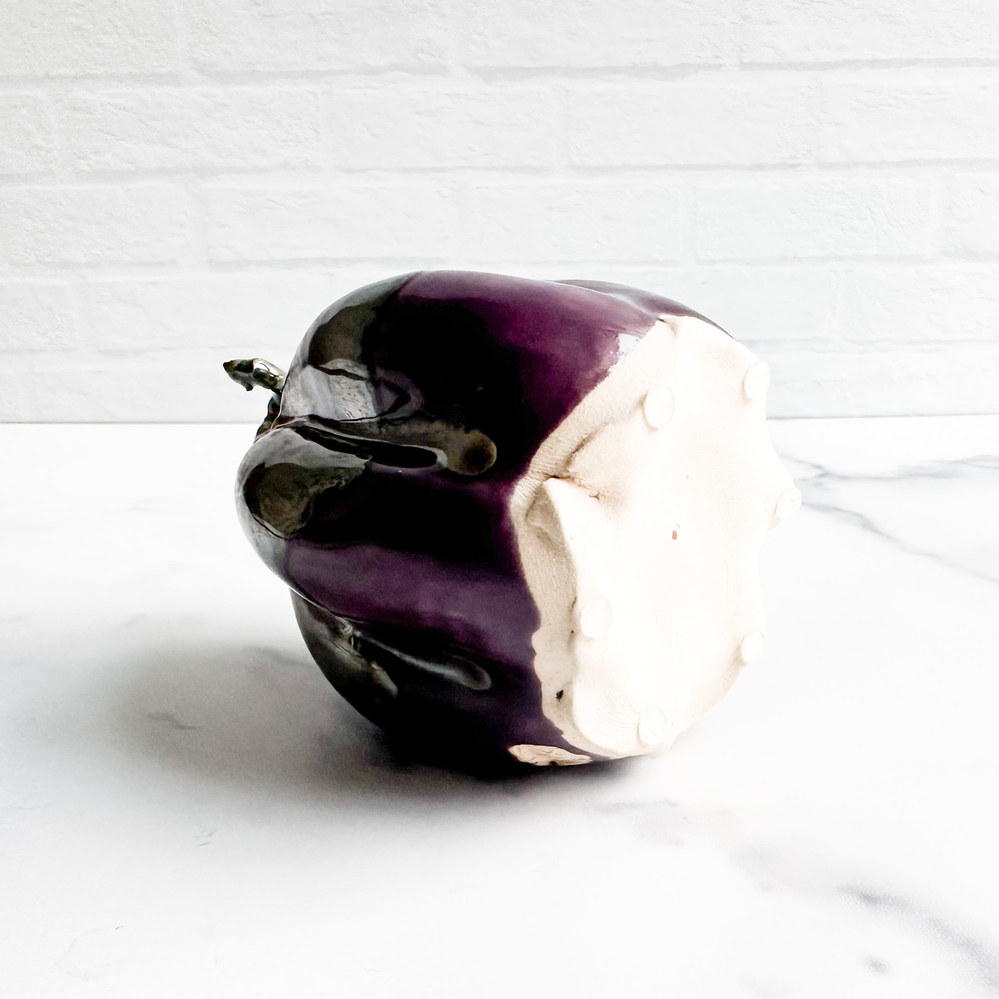 Small Plum & Copper Pumpkin