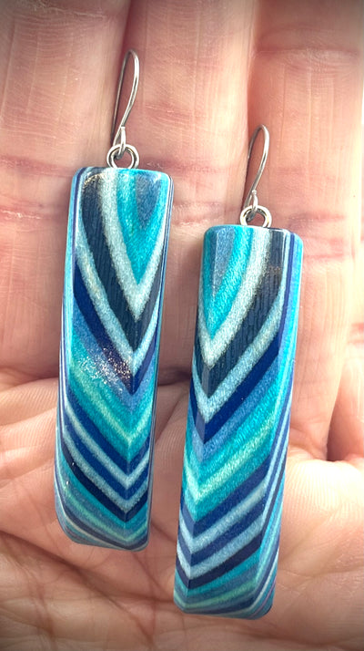 Large Rectangle Earrings