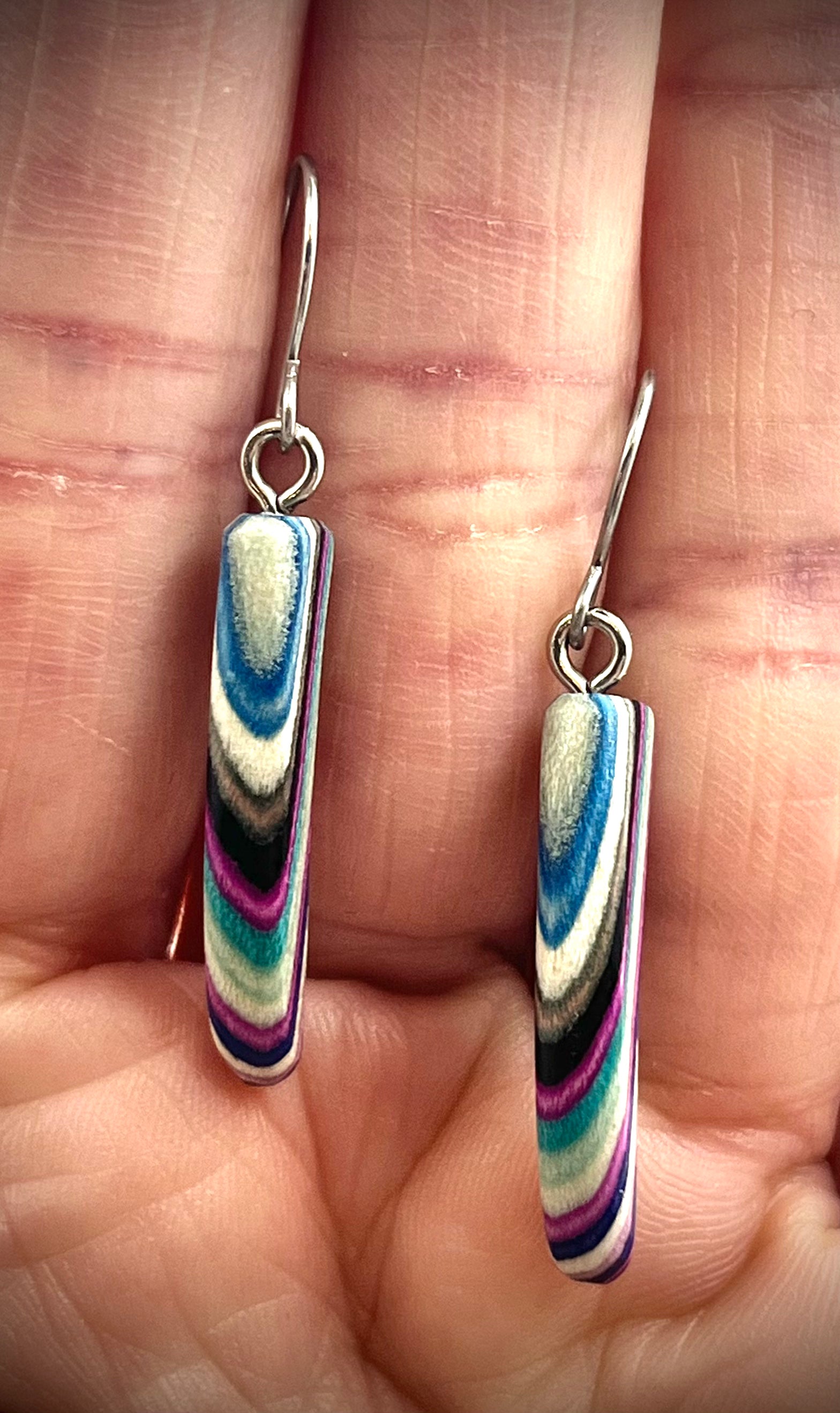 Skinni-Mini Wood Earrings
