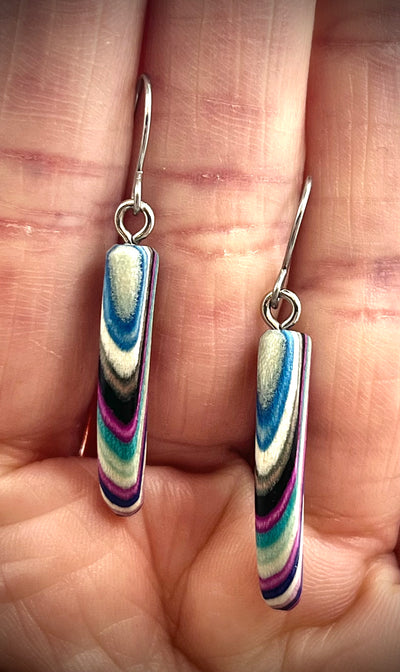 Skinni-Mini Wood Earrings