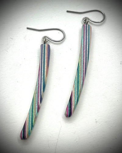 Skinny Wood Earrings