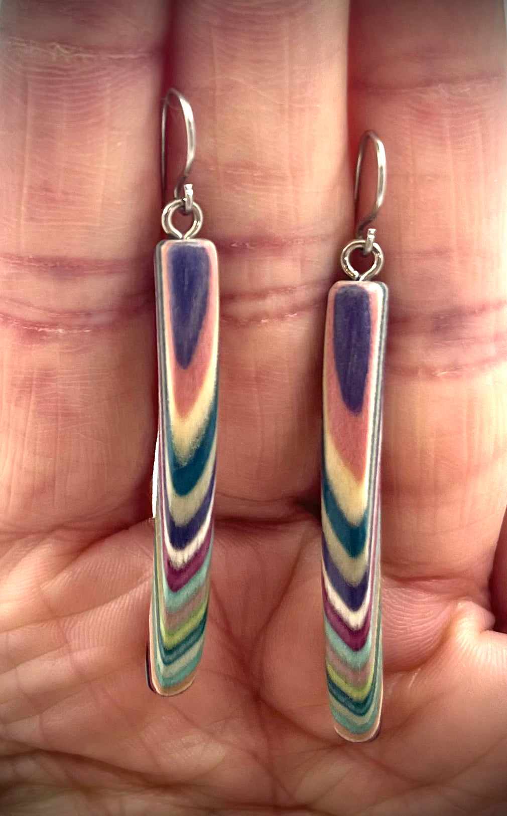 Skinny Wood Earrings