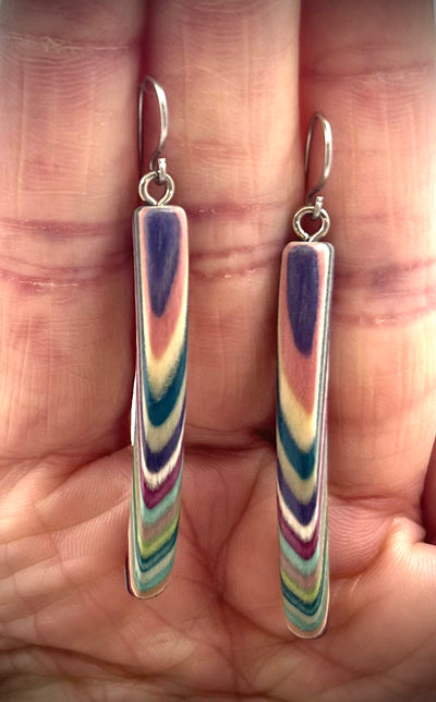 Skinny Wood Earrings