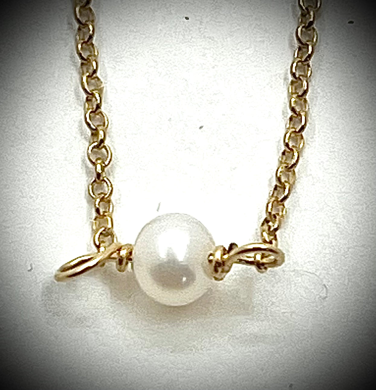 Gold-filled Baby Pearl Necklace
