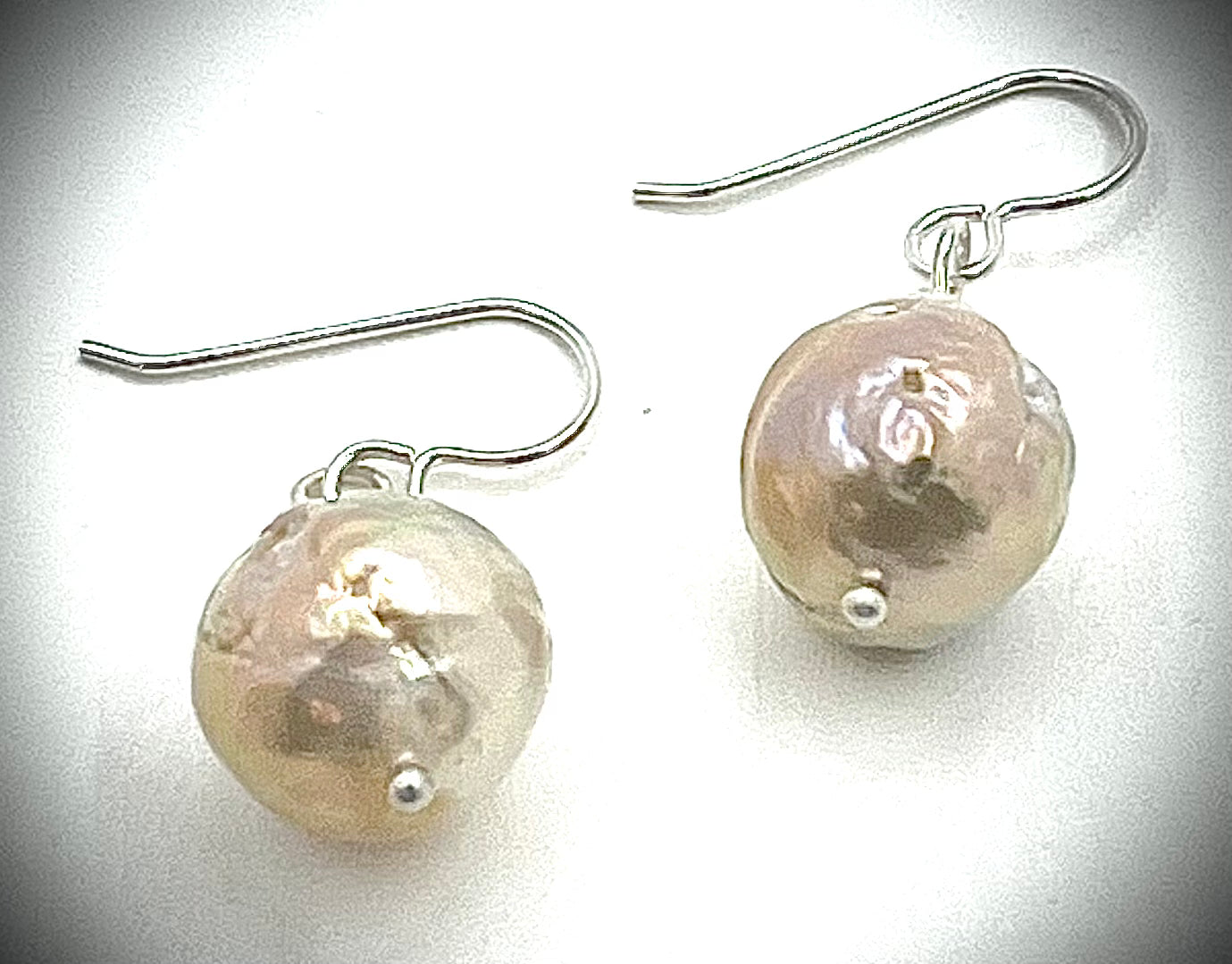 Single Large Champagne Earring