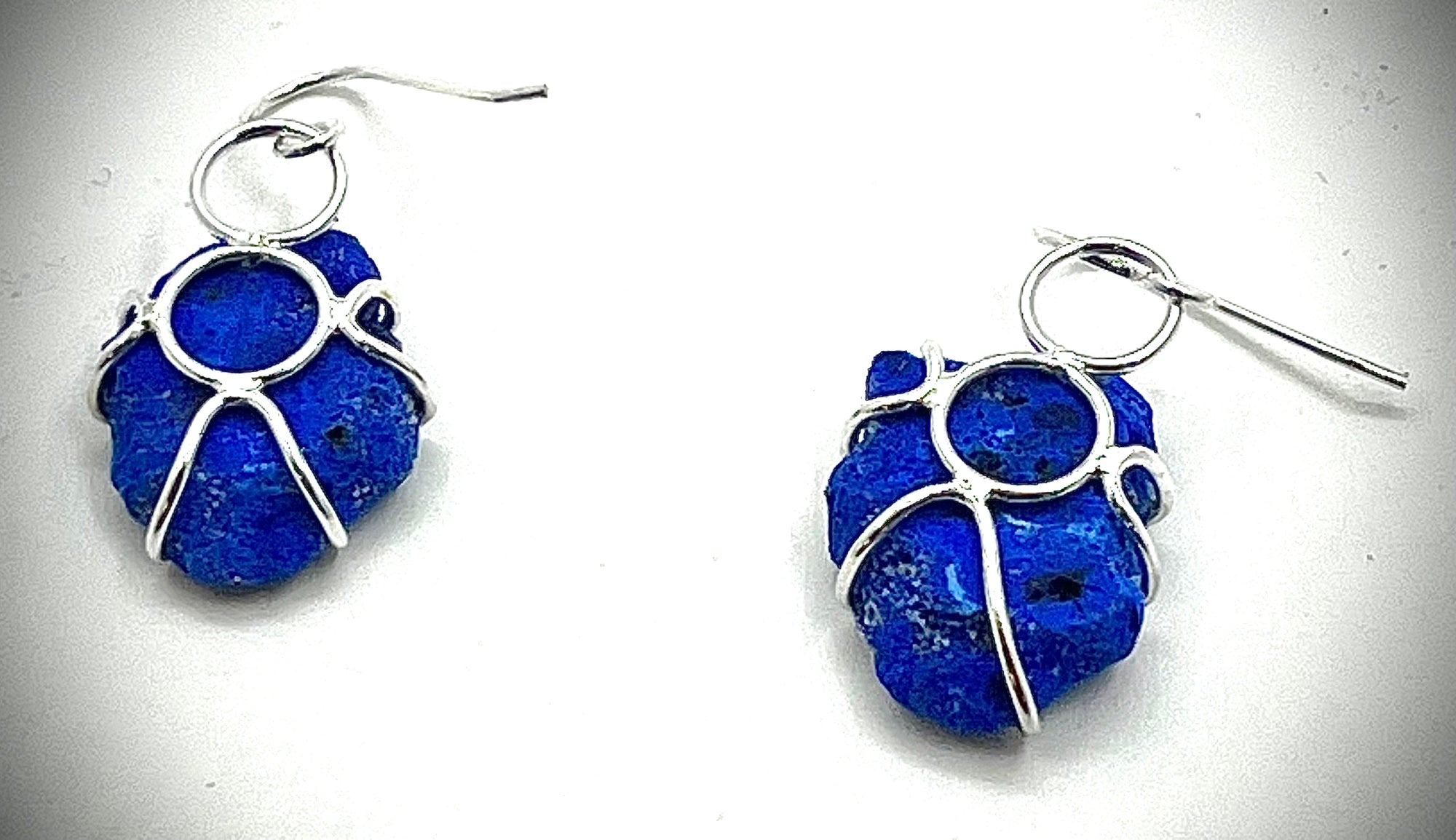 Embraceable You Earrings in Azurite