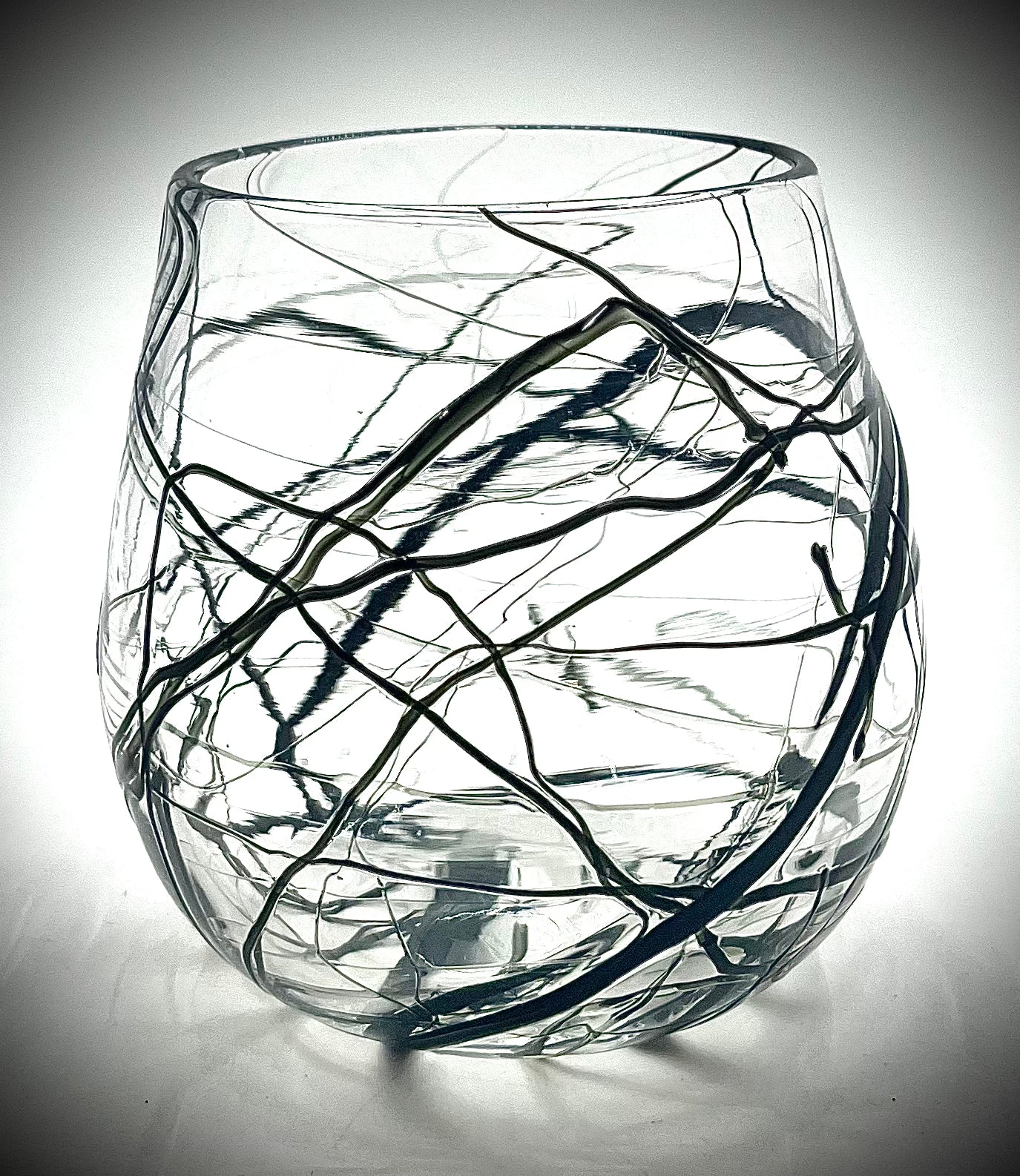 Black Zizzle Wine Tumbler