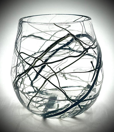 Black Zizzle Wine Tumbler