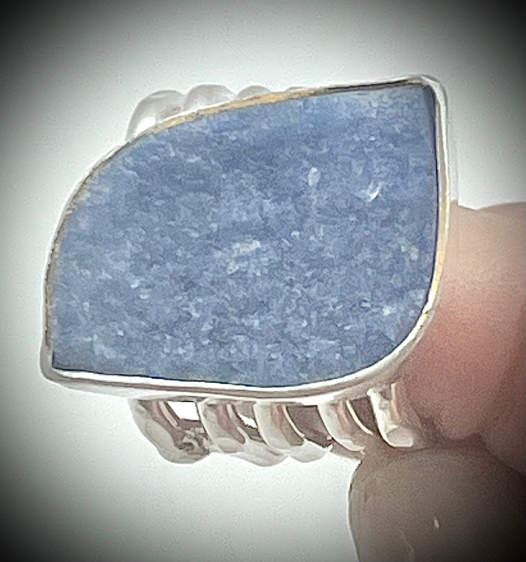Blue Quartz Ring