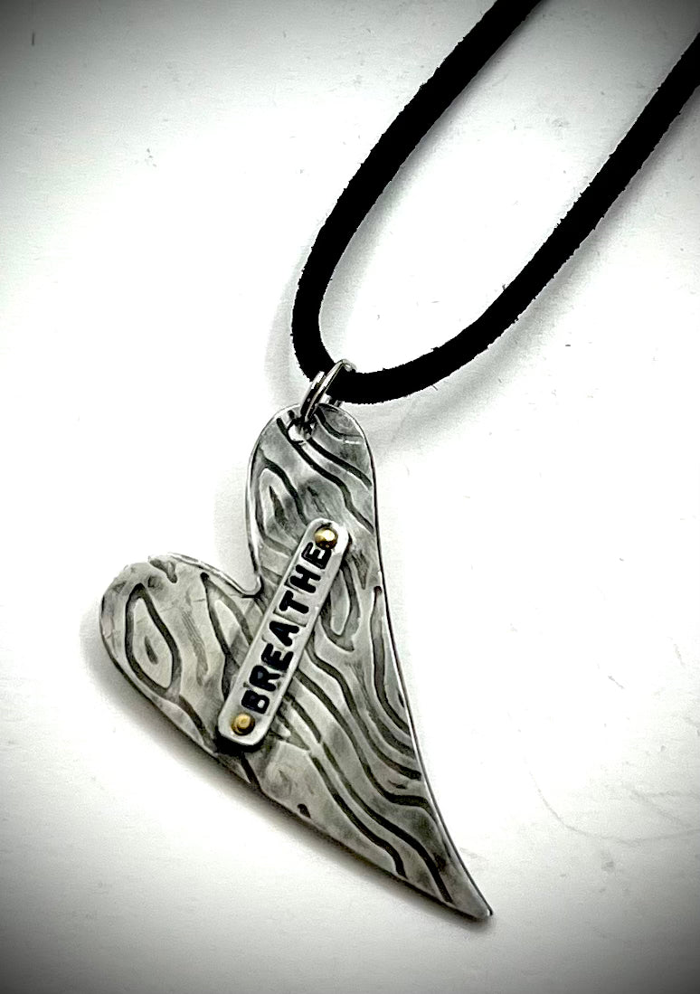 Breathe Heart Necklace