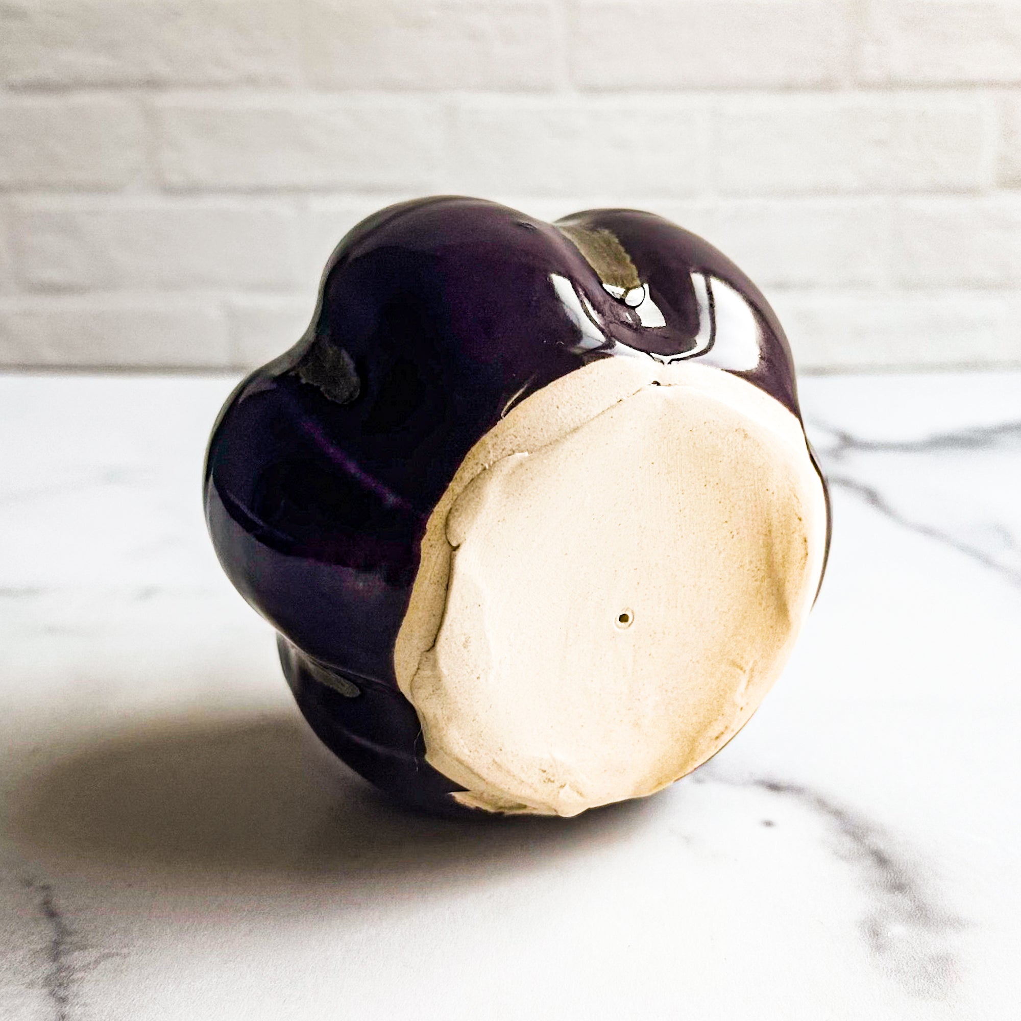 Medium Plum & Copper Pumpkin