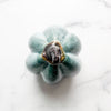 Medium Teal Speckle Pumpkin